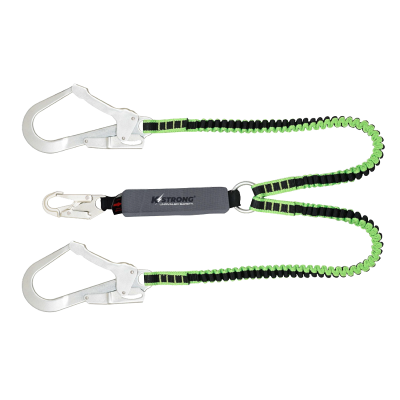 ELITE ENERGY ABSORBING ELASTICATED TWIN LEG LANYARD