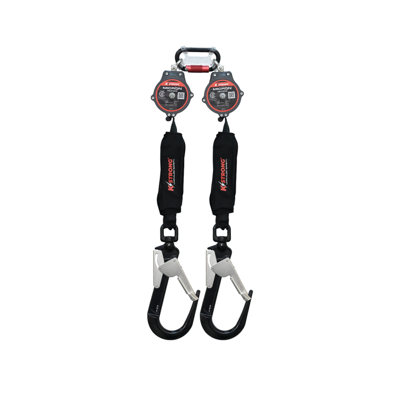 Twin Micron SRL 2 Meter with Aluminum Swivel Scaffold Hook