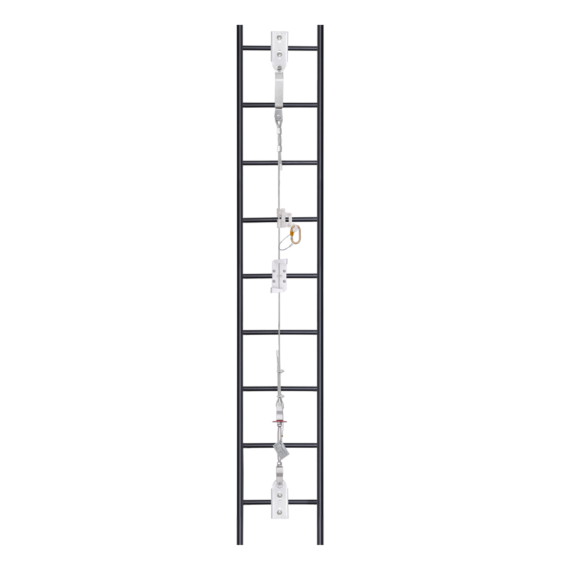 Vertical Anchorage Line System on Rigid Cable Line