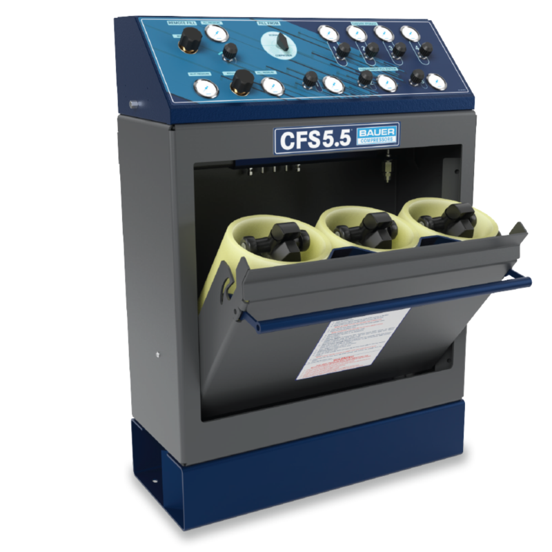 BAUER Containment Fill Stations For Air And Oxygen